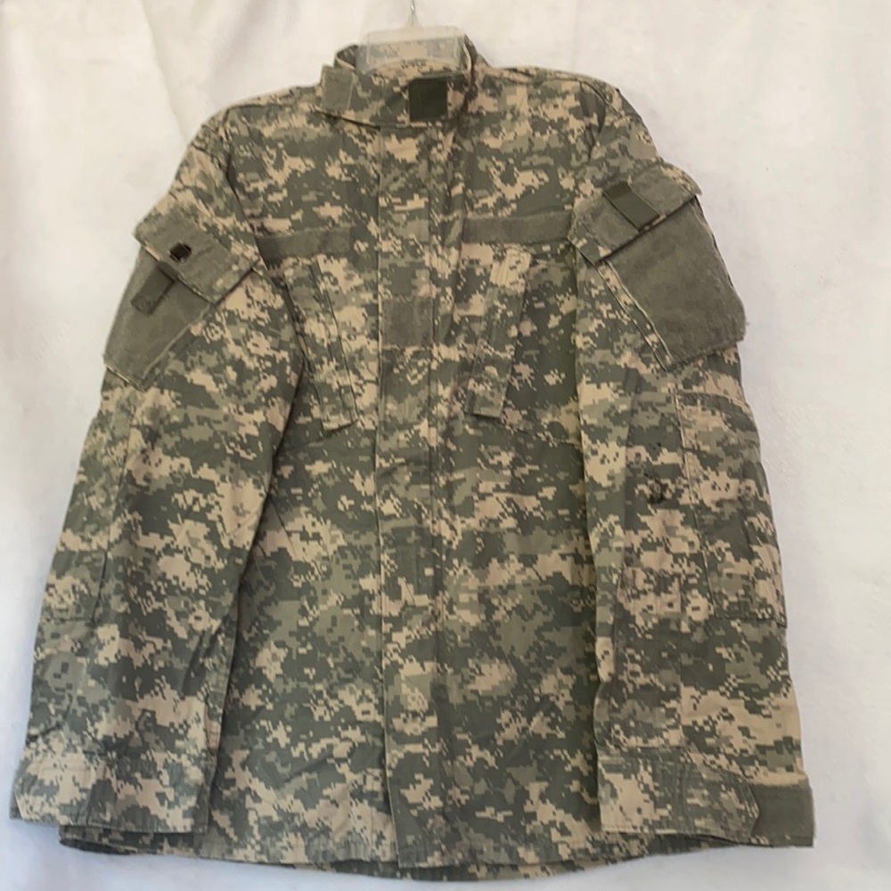 Sidran Military Front Zip Camouflage Field Jacket
